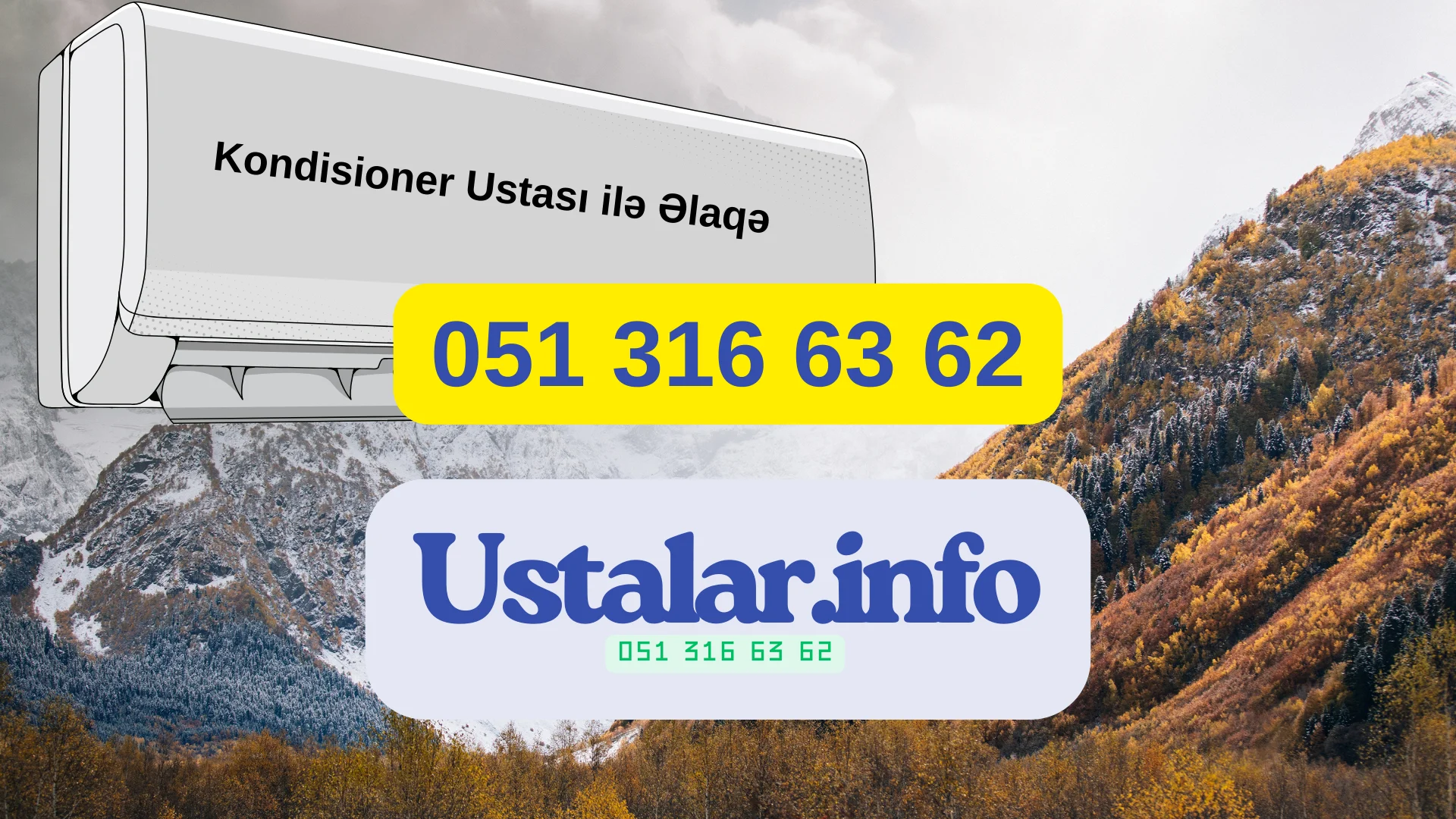 Kondisioner Ustası ilə Əlaqə