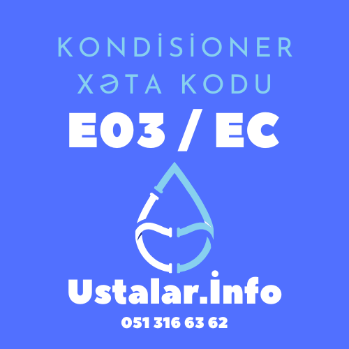 E3 / EC - Buxarlayıcı Temperatur Sensoru Xətası