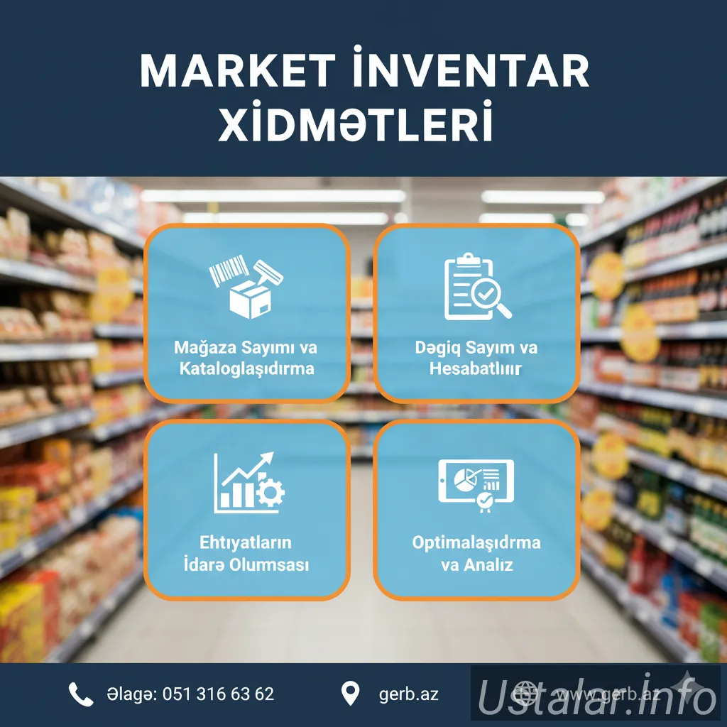 Market və Mağaza İnventar Sayımı Xidmətləri – Dəqiqlik və Etibar Bizdə!